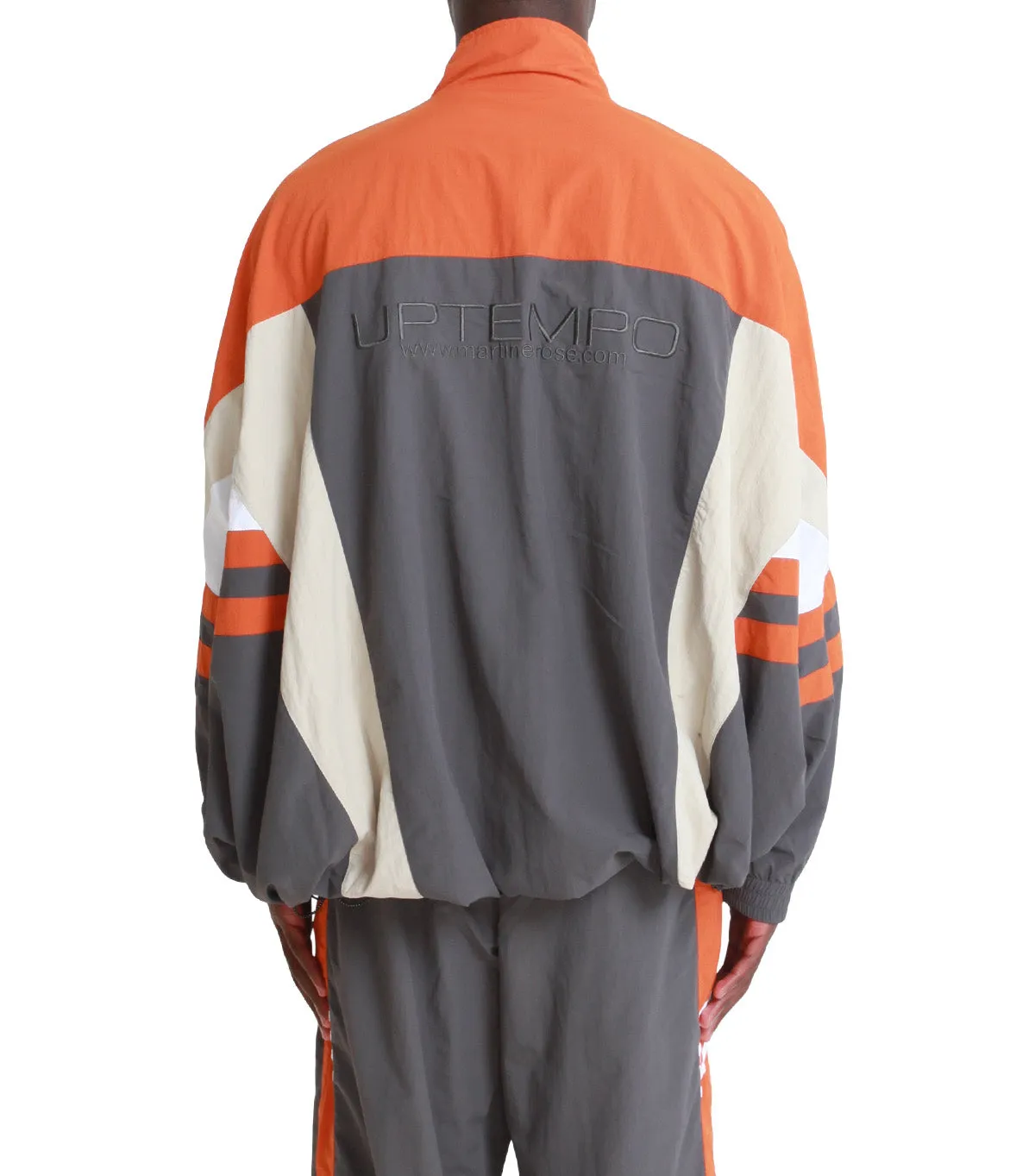 Martine Rose Compressed Track Jacket Grey Orange