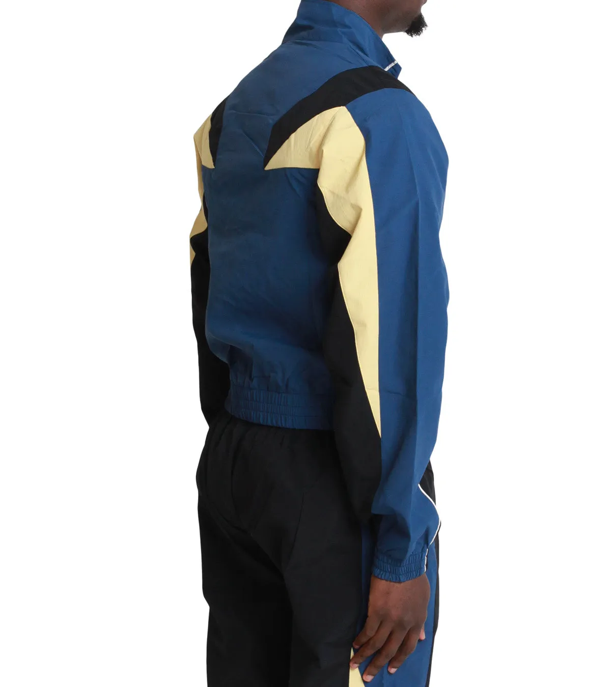 Martine Rose Shrunken Track Jacket Black Yellow