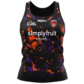 Mc Keever Armagh GAA Official Vital Training Vest - Womens - Black/Orange/Purple