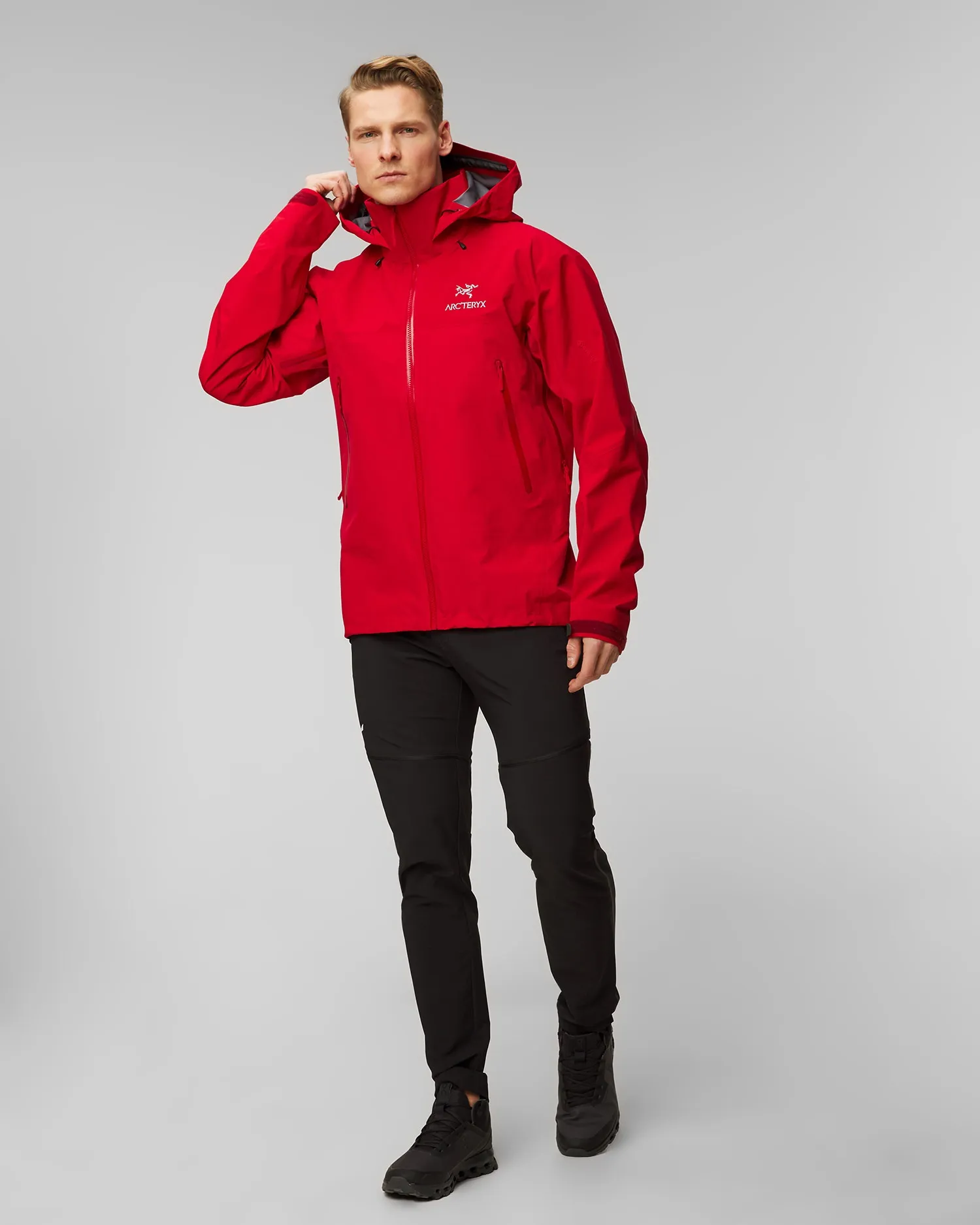 Men's red hardshell jacket Arcteryx Beta AR x000007082-19555