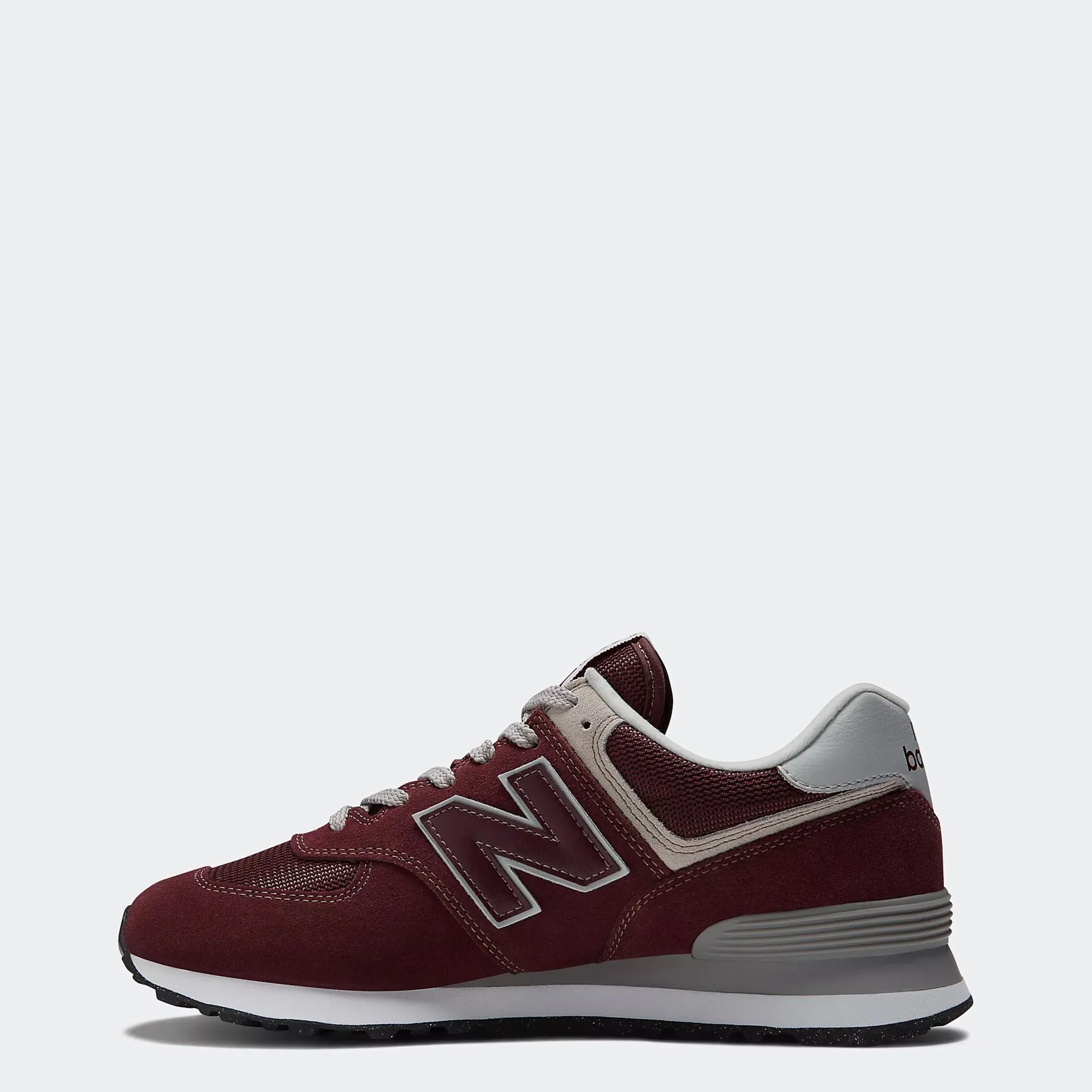 Men's New Balance 574 Core Shoes Burgundy White