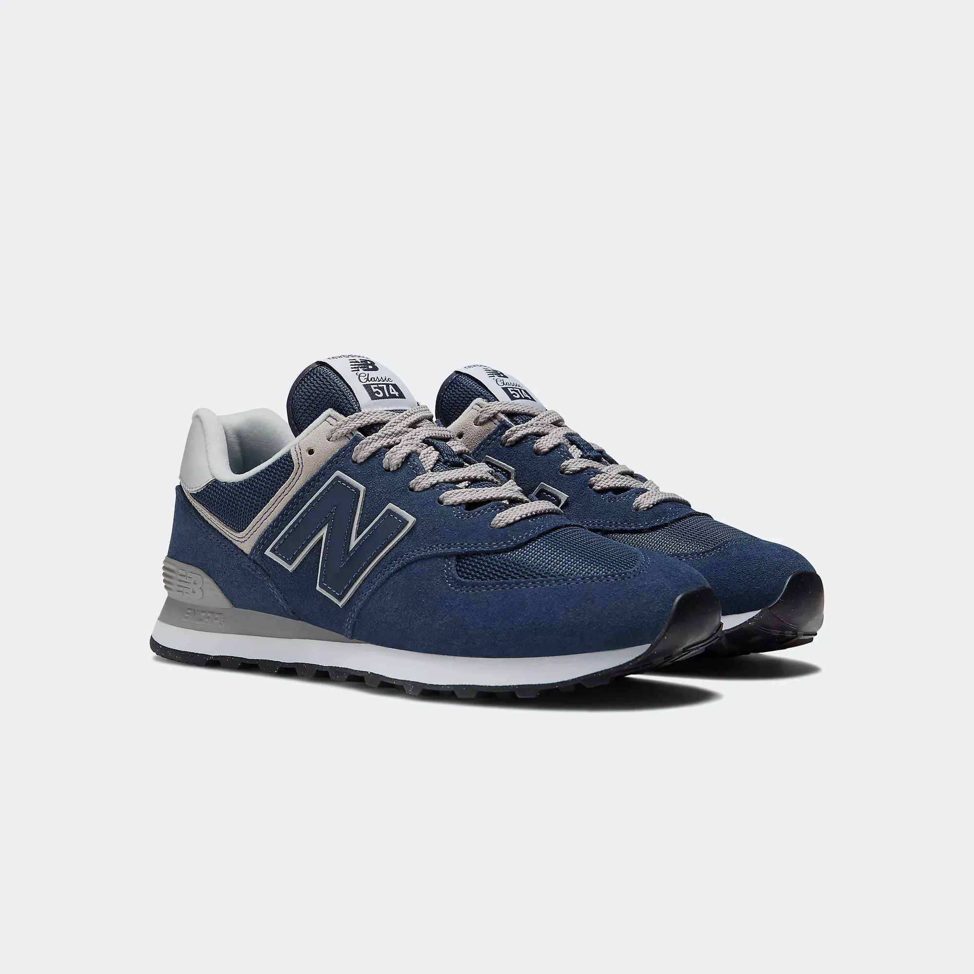 Men's New Balance 574 Core Shoes Navy White