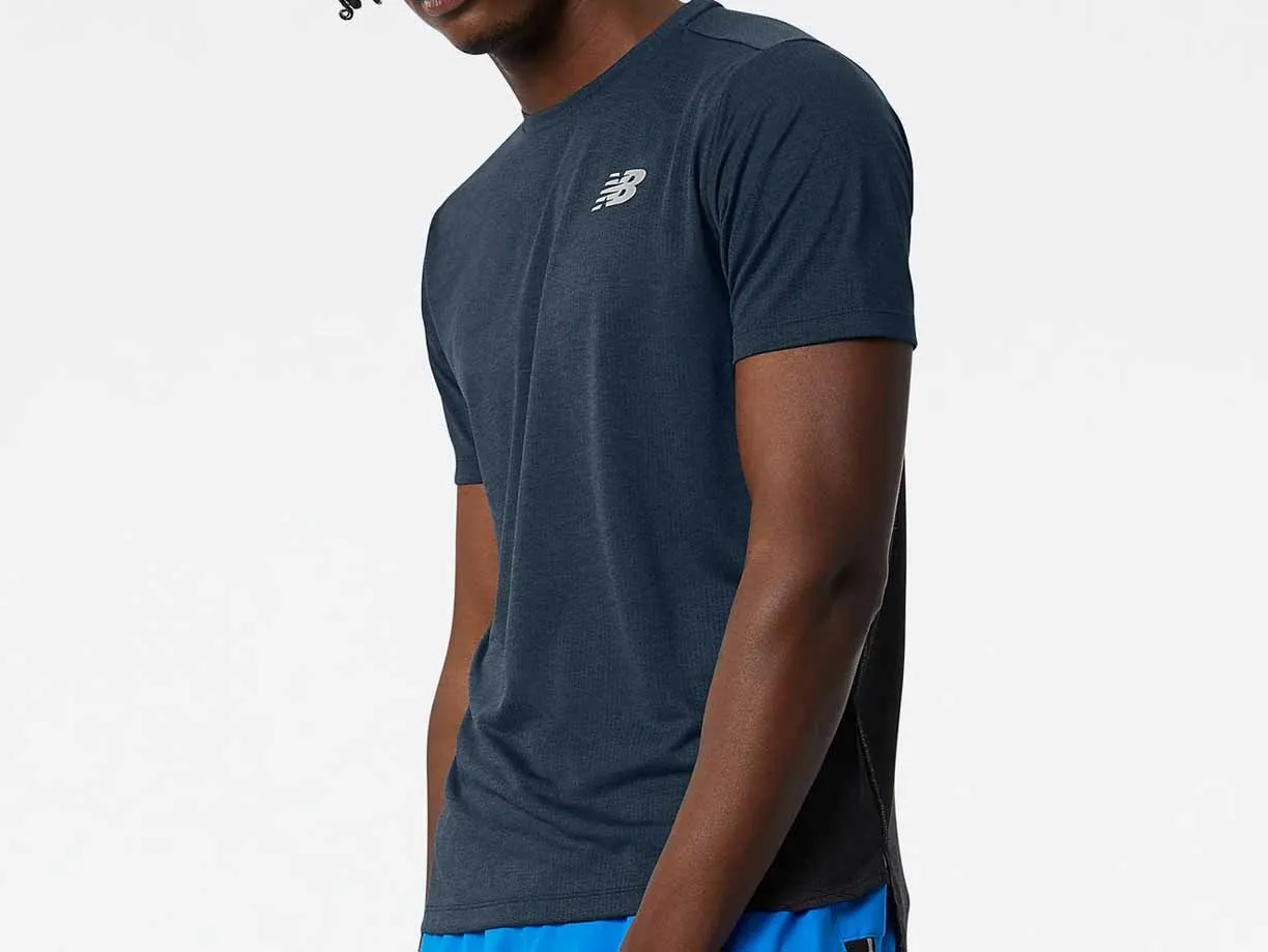 Men's New Balance Impact Run Short Sleeve - MT21262-NIH