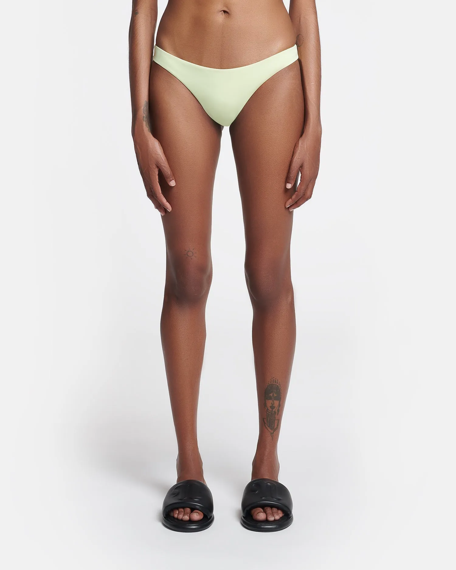 Merve - Bikini Bottoms - Shadow Lime