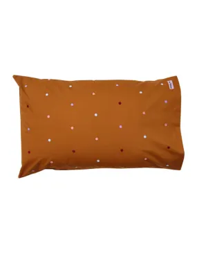 Mocha Dot Standard Pillowcase Set