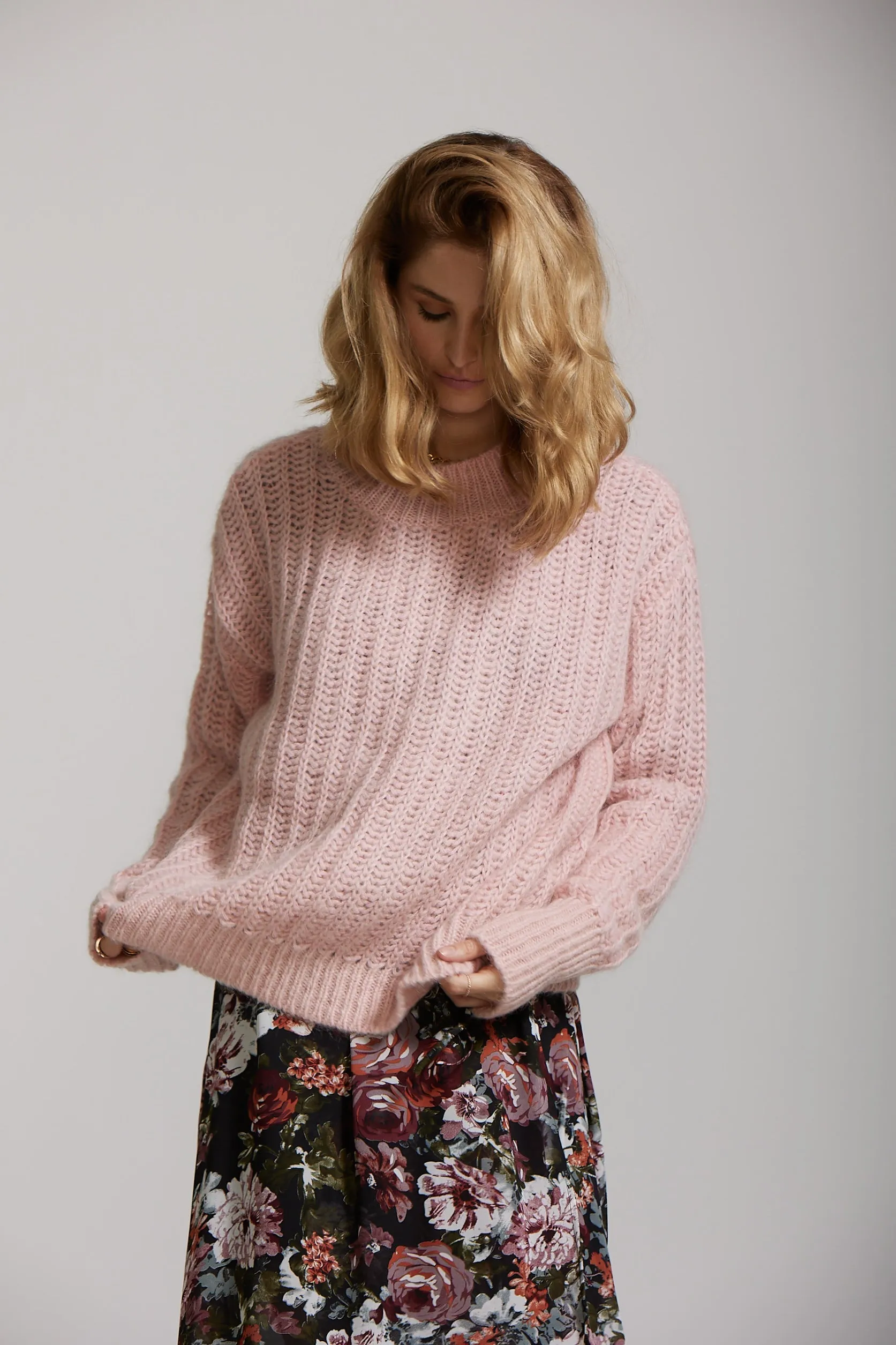 Mohair Sweater - Blush