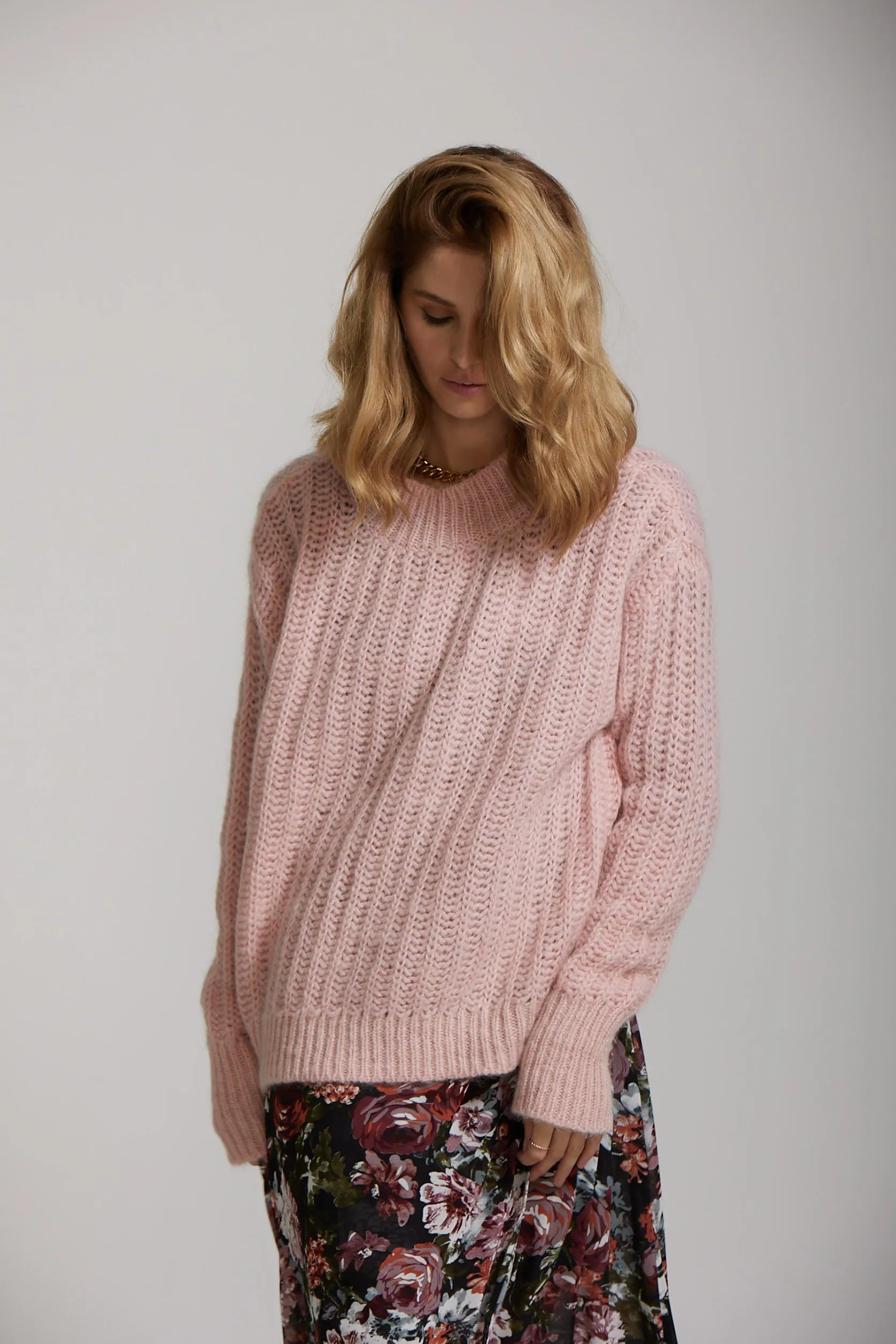 Mohair Sweater - Blush