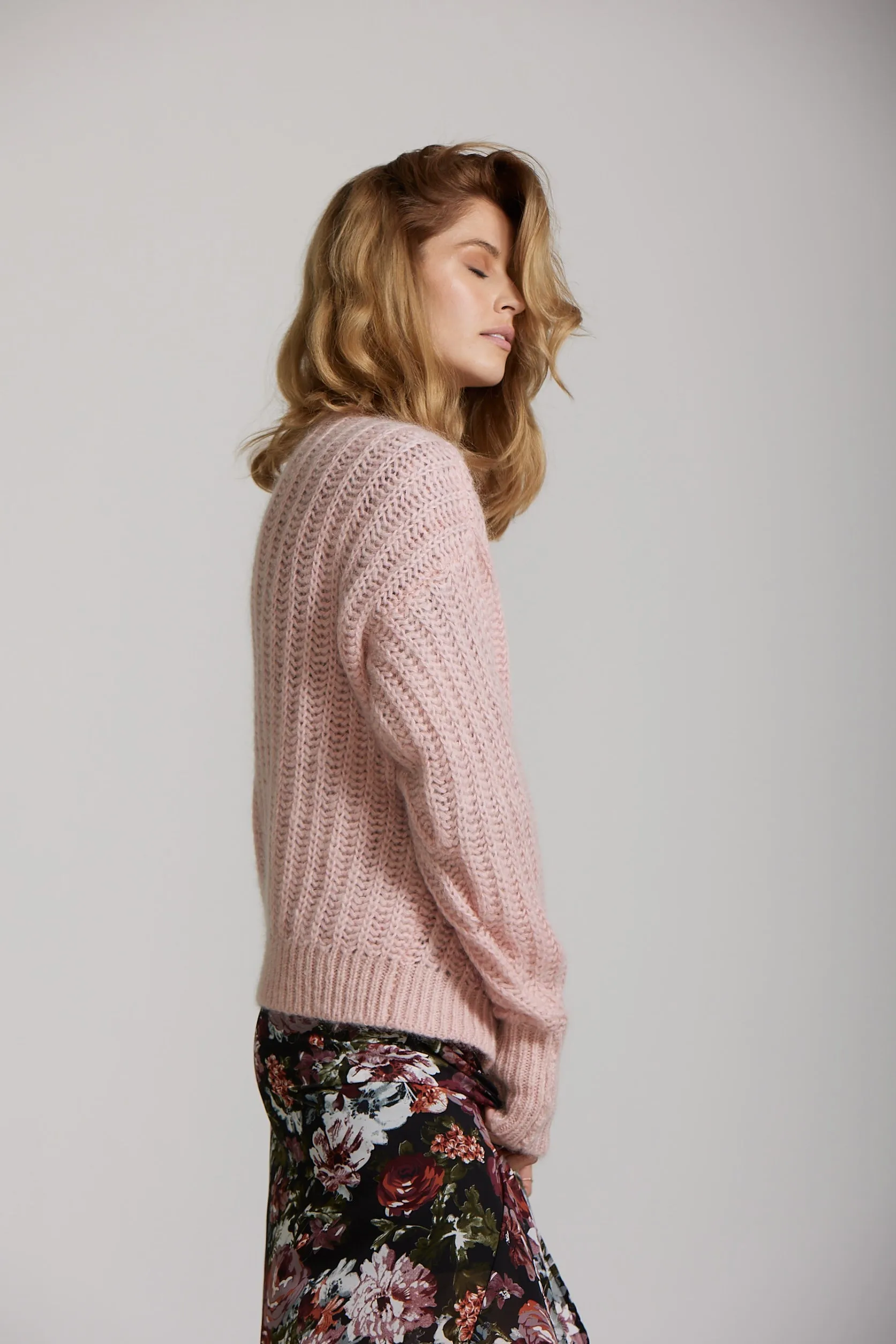 Mohair Sweater - Blush