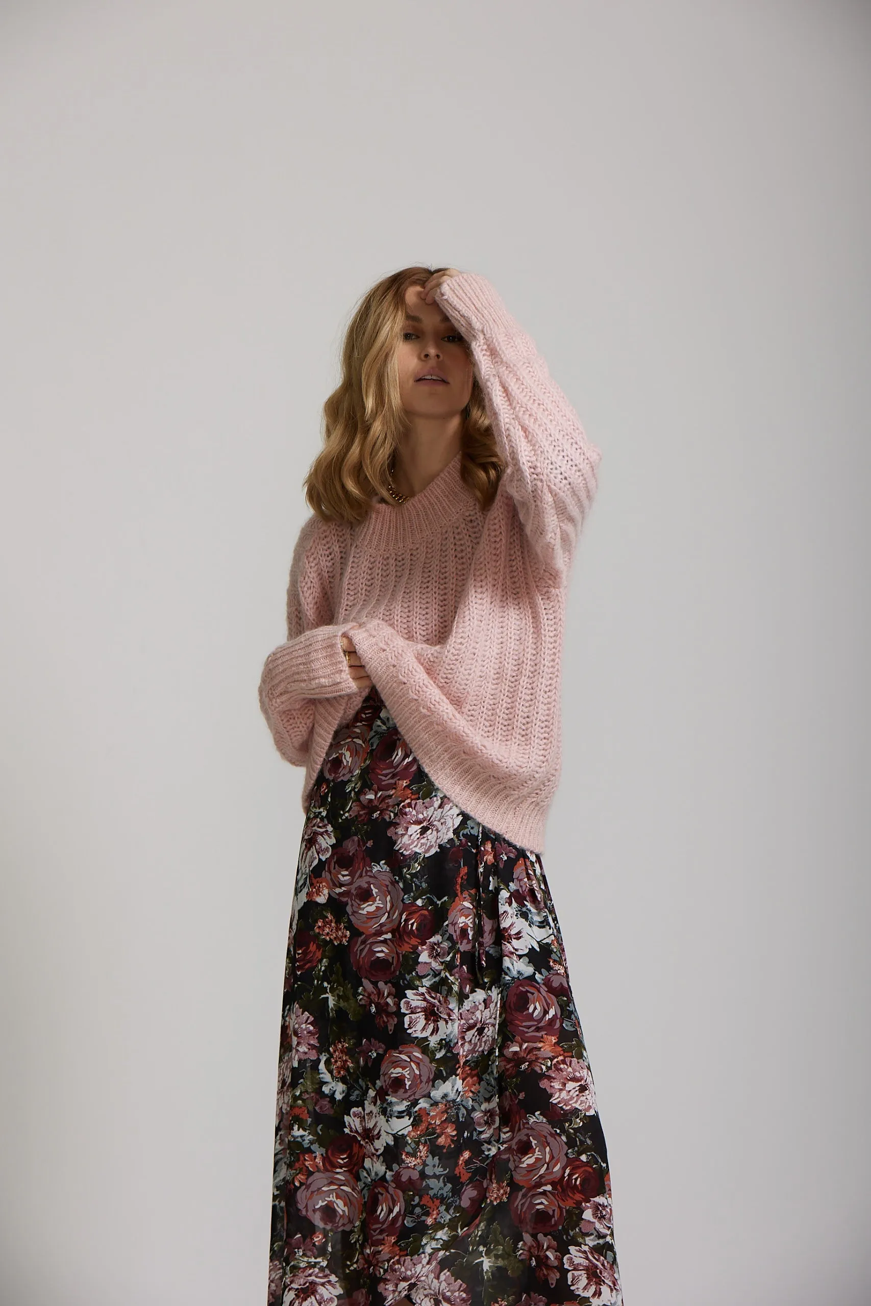 Mohair Sweater - Blush