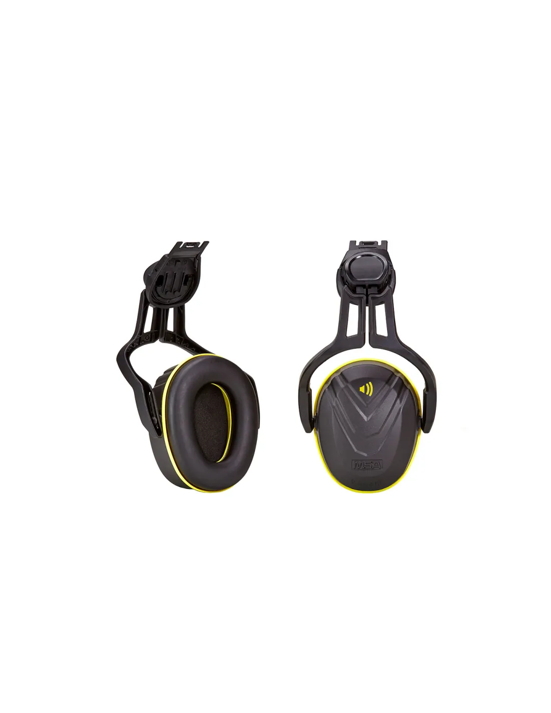 MSA - V-Gard Helmet Mounted Ear Defender - Yellow - 2020ppe