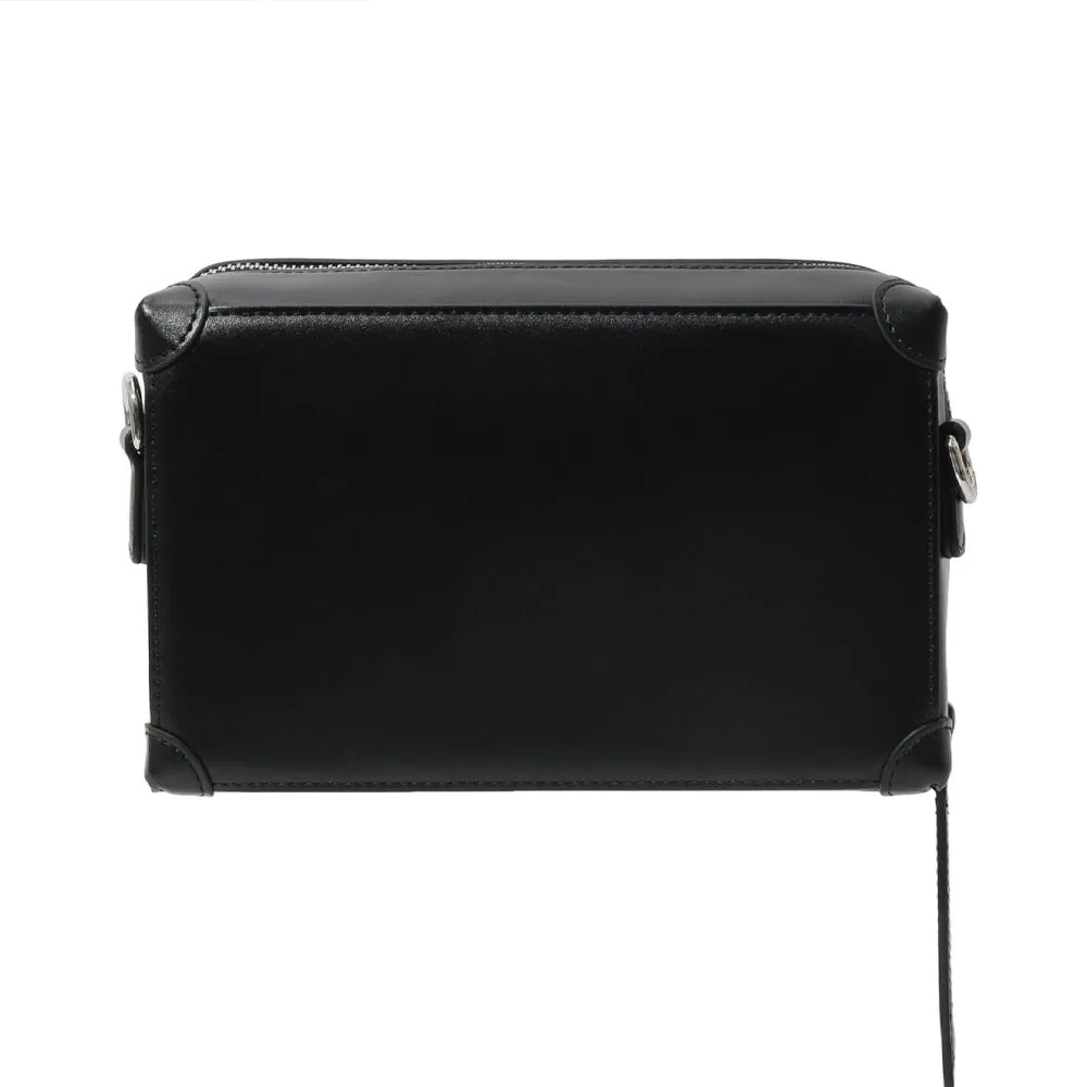 Msgm Embossed Logo Camera Bag Black