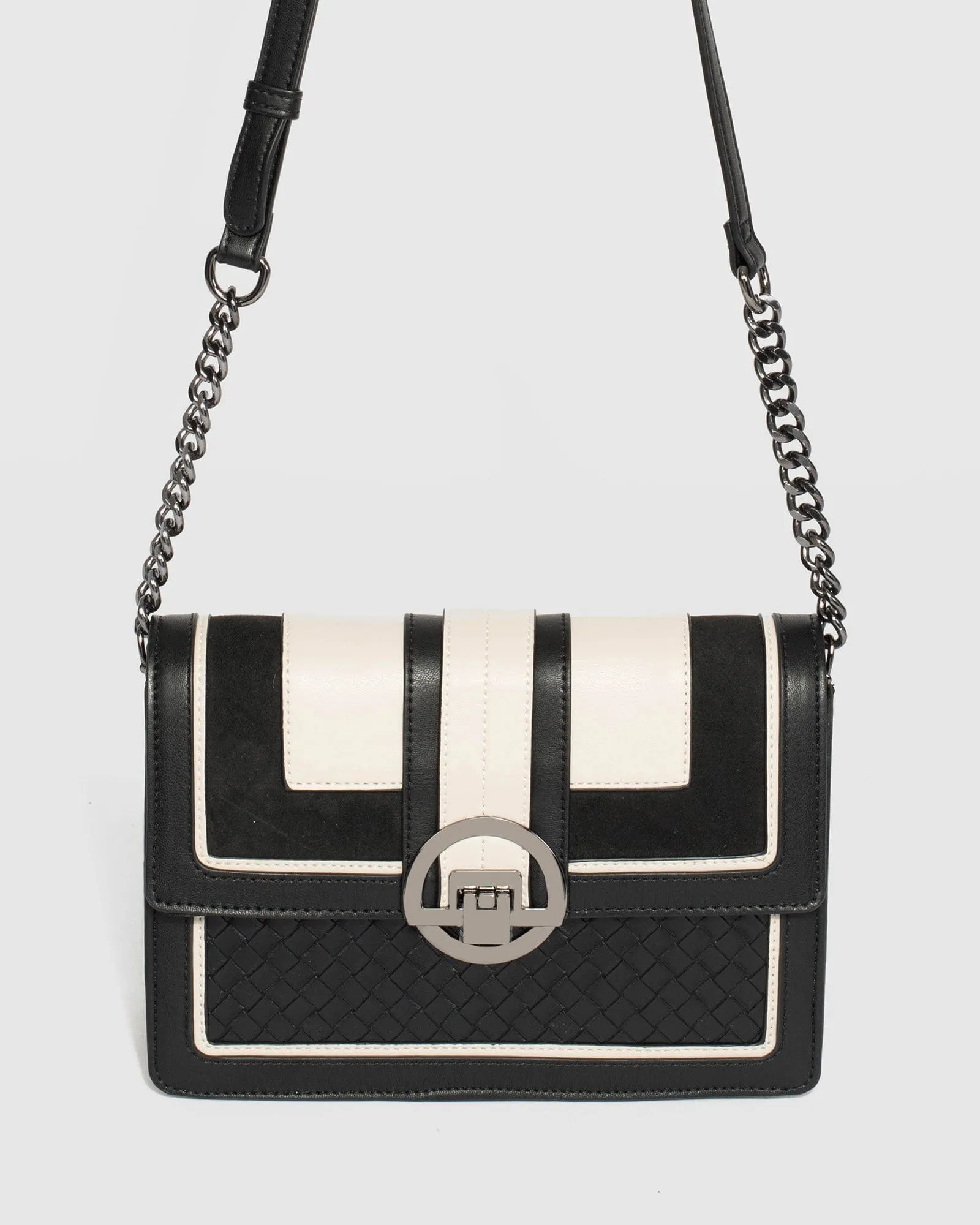 Multi Colour Orsola Lock Crossbody Bag