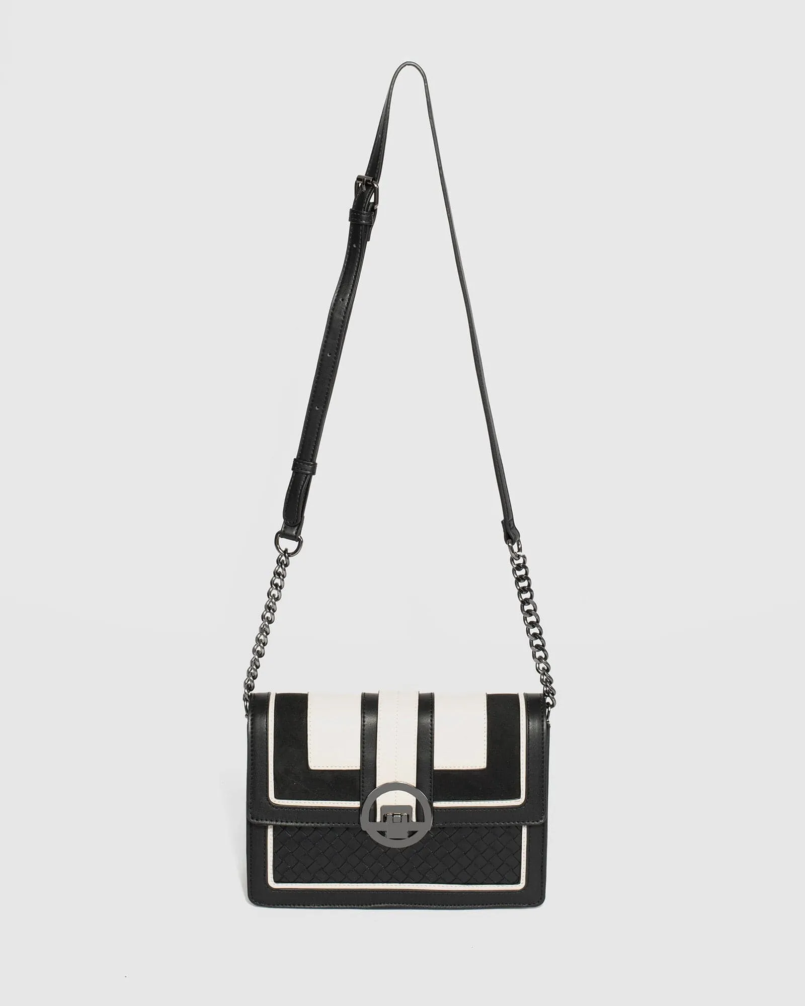 Multi Colour Orsola Lock Crossbody Bag