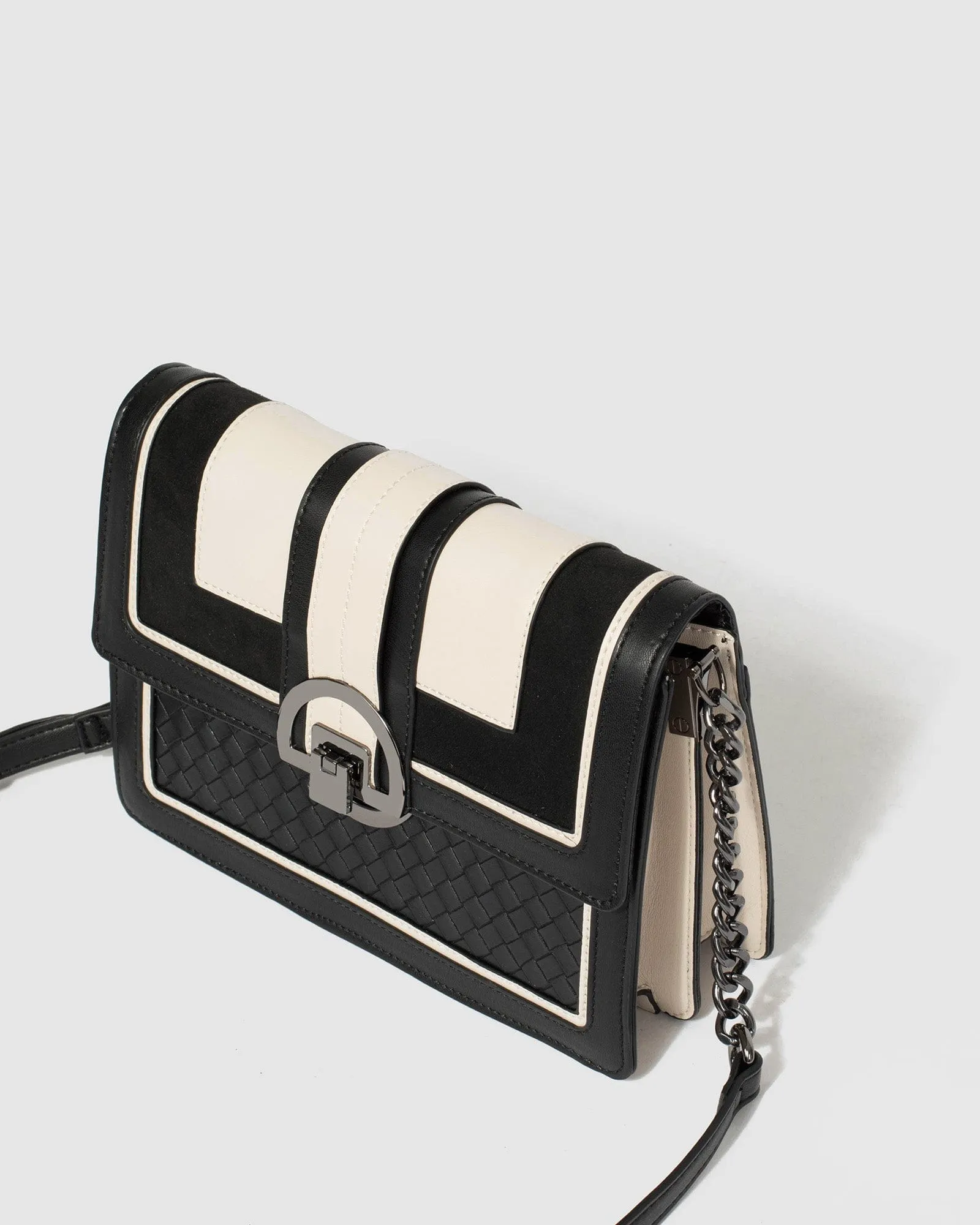 Multi Colour Orsola Lock Crossbody Bag