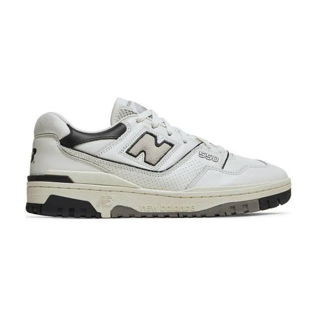 New Balance 550 (Cream Black/ White/ Black/ Grey) Men US...