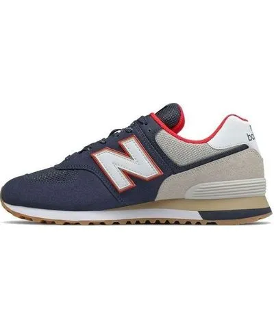 New Balance 574 'Navy Energy Red'