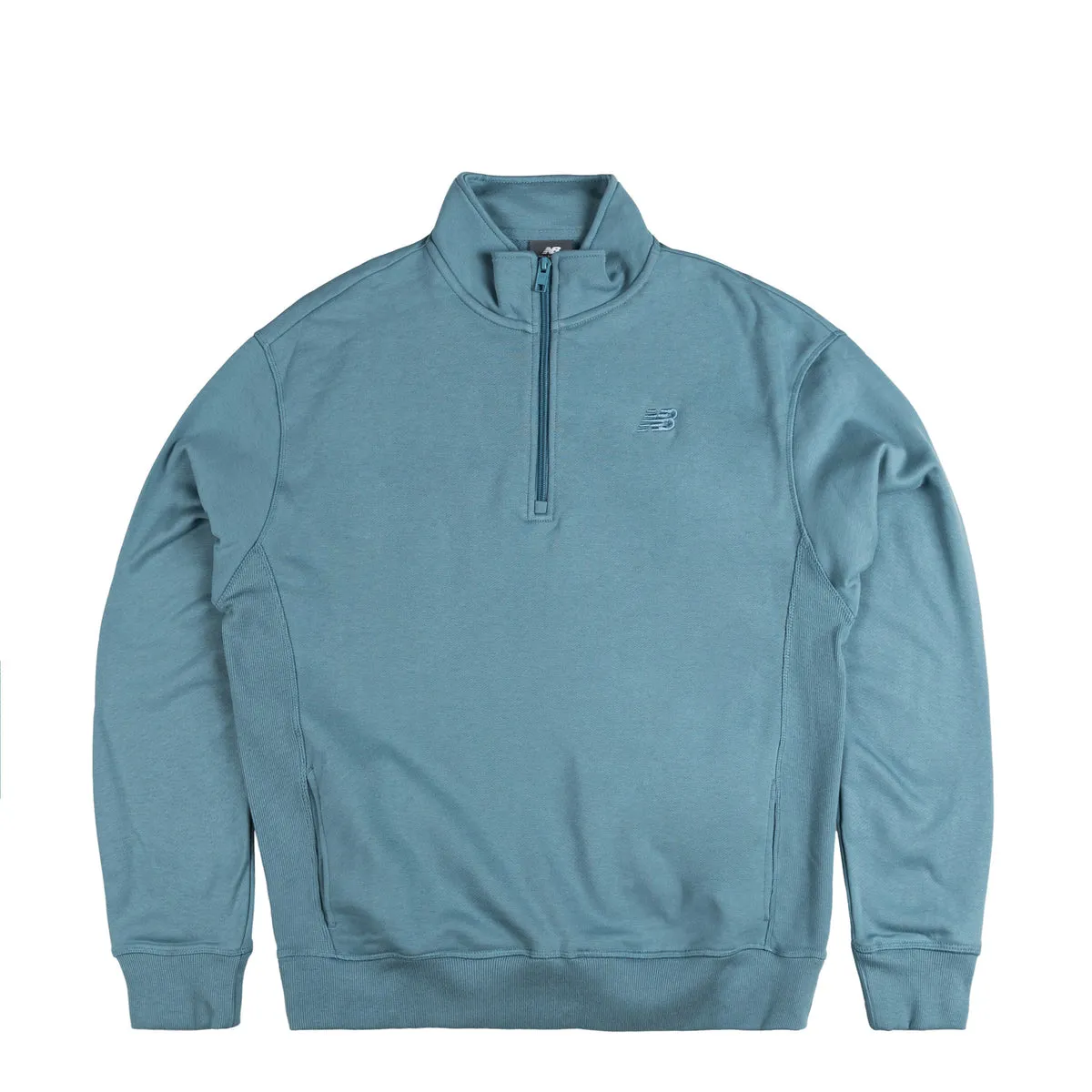 New Balance Athletics Fleece Half-Zip Heron Blue