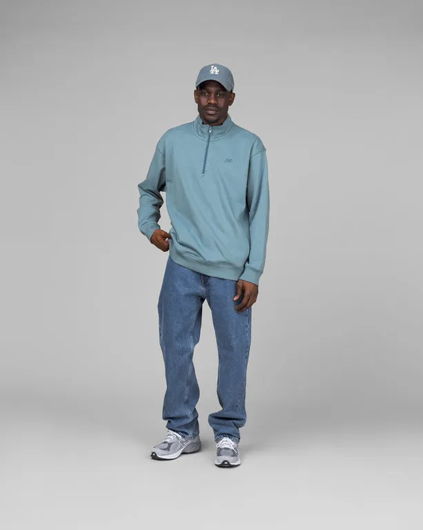 New Balance Athletics Fleece Half-Zip Heron Blue