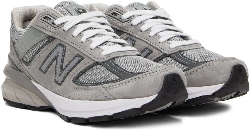 New Balance Grey Made In US 990 V5 Sneakers