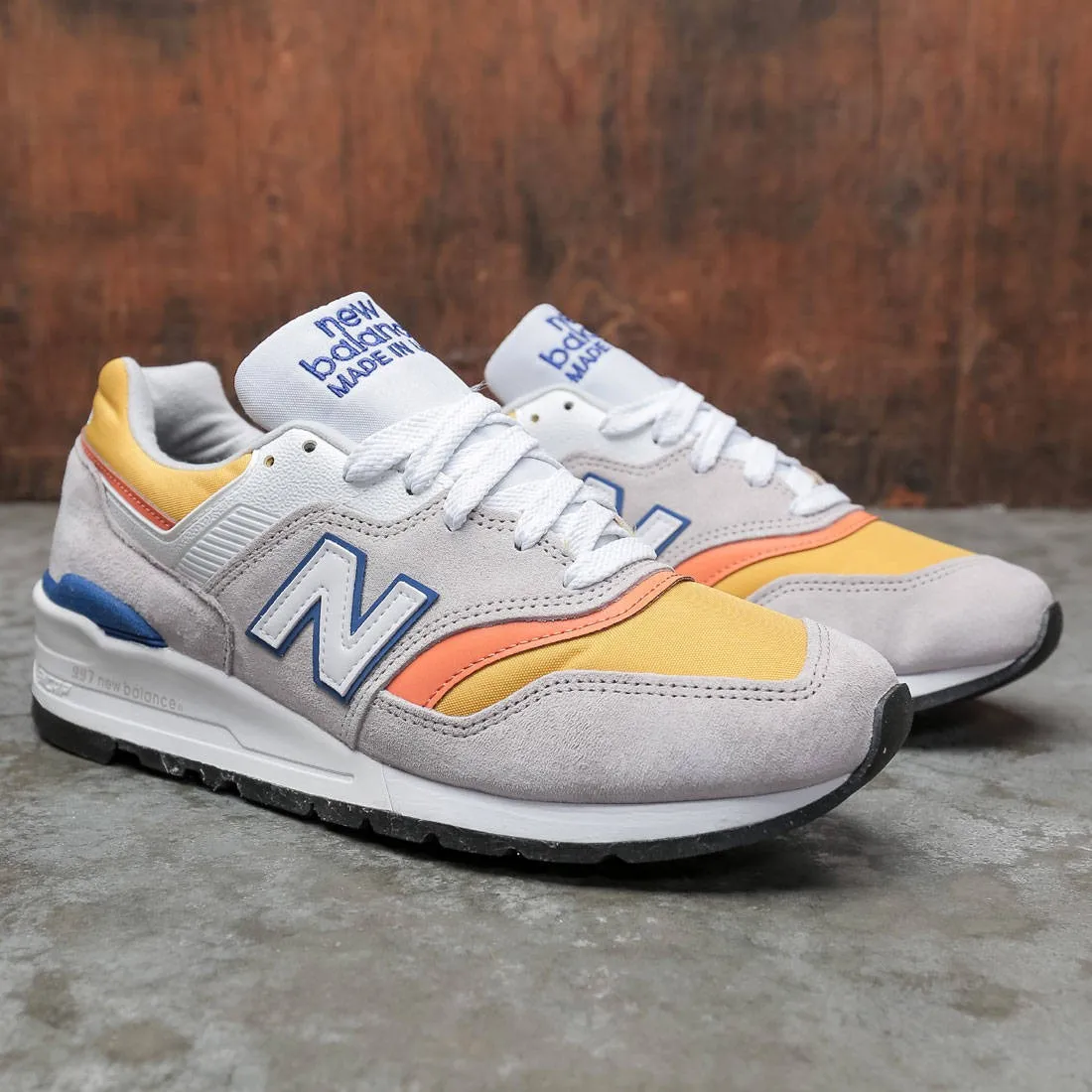 New Balance Men 997 M997PT - Made In USA (gray / orange)