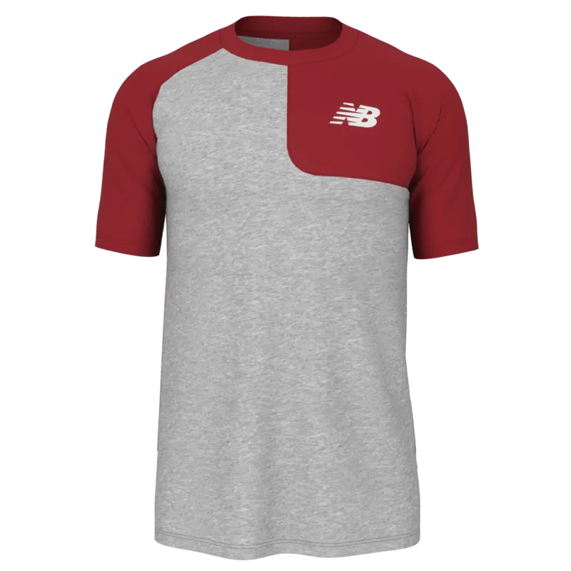 New Balance Men's SS Asym Baseball Top Left