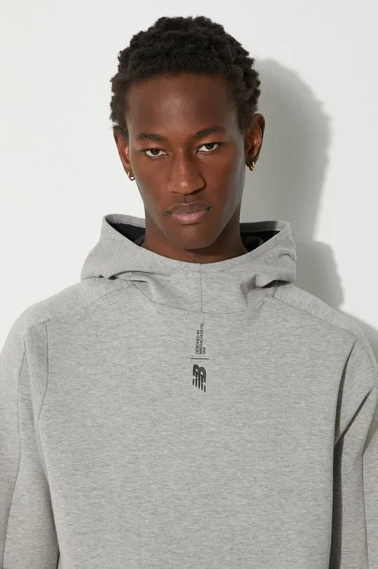 New Balance sweatshirt Fortitech men's gray color