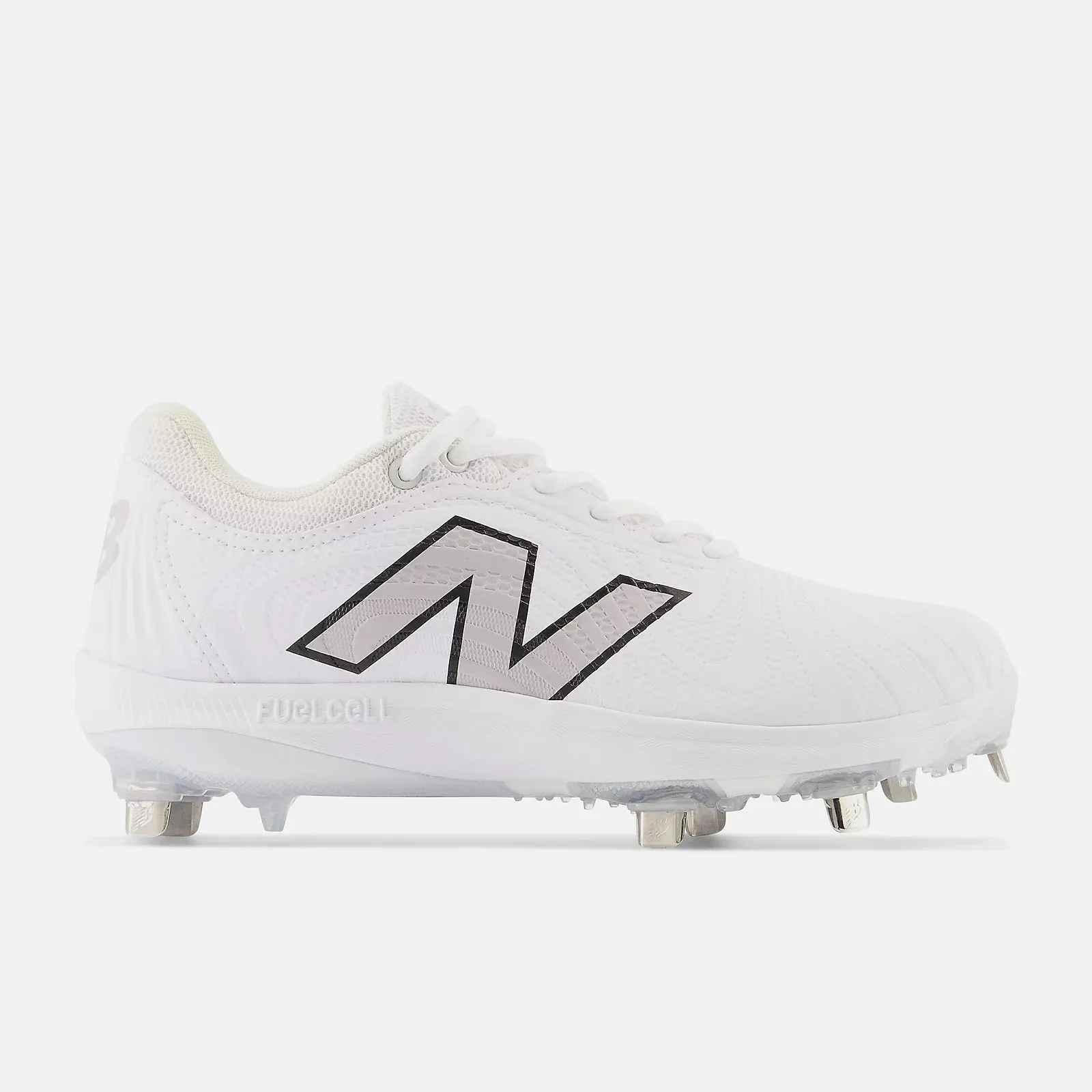 New Balance Women's White FuelCell FUSE v4 Metal Spikes: SMFUSEW4