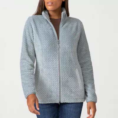 new!Free Country Womens Fleece Lightweight Jacket