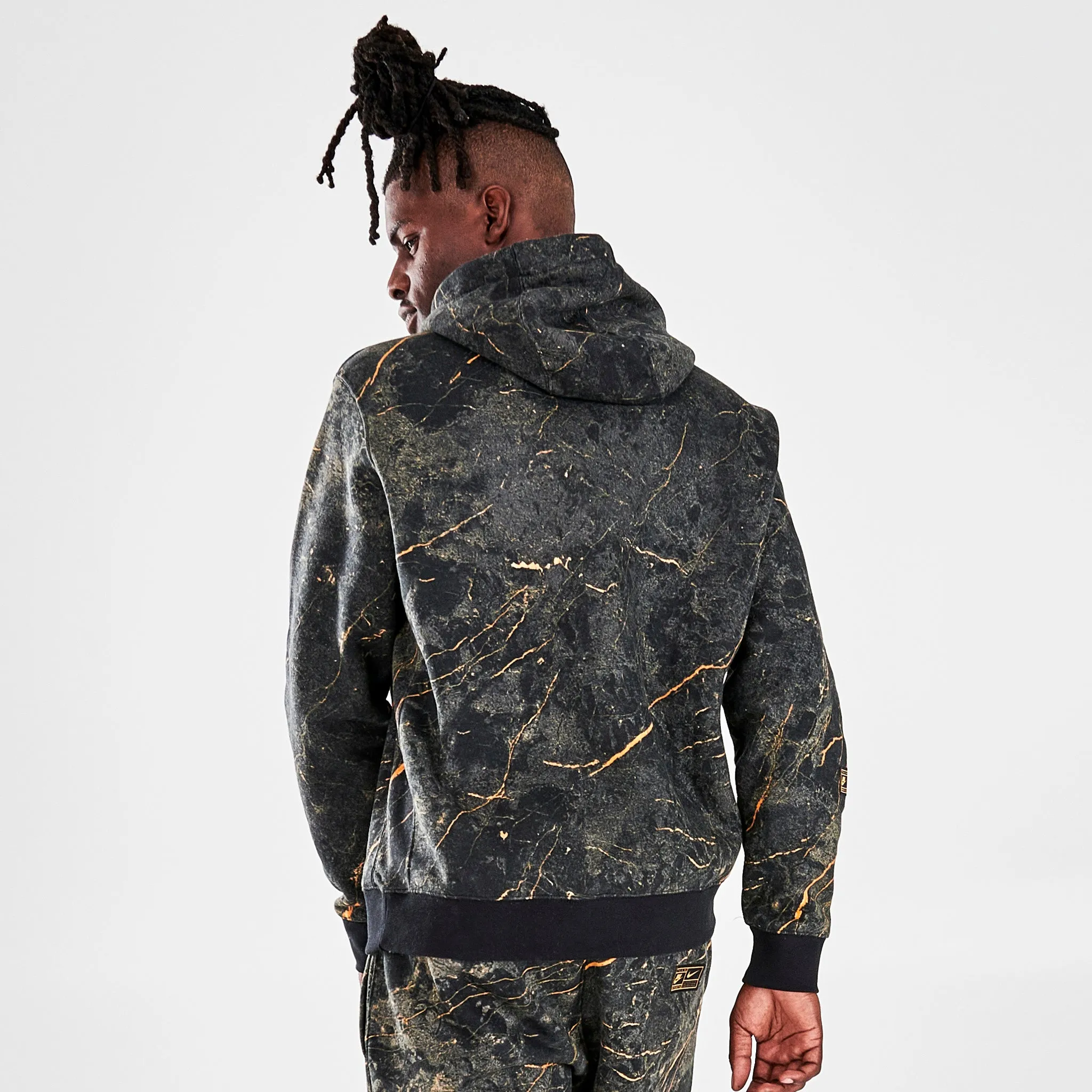 Nike Sportswear Club Fleece Pullover Hoodie Woodland Camo / Black