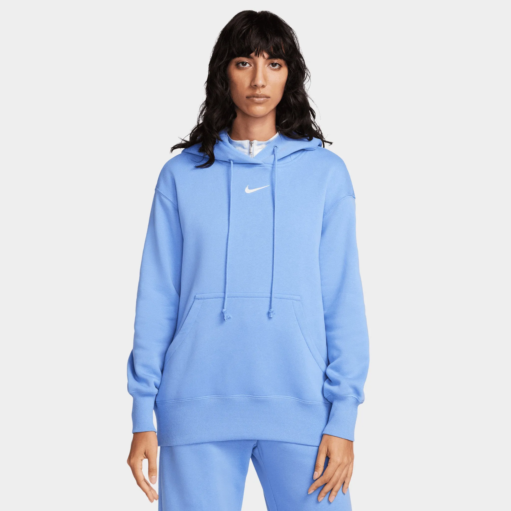 Nike Women's Sportswear Phoenix Fleece Oversized Pullover Hoodie Polar / Sail