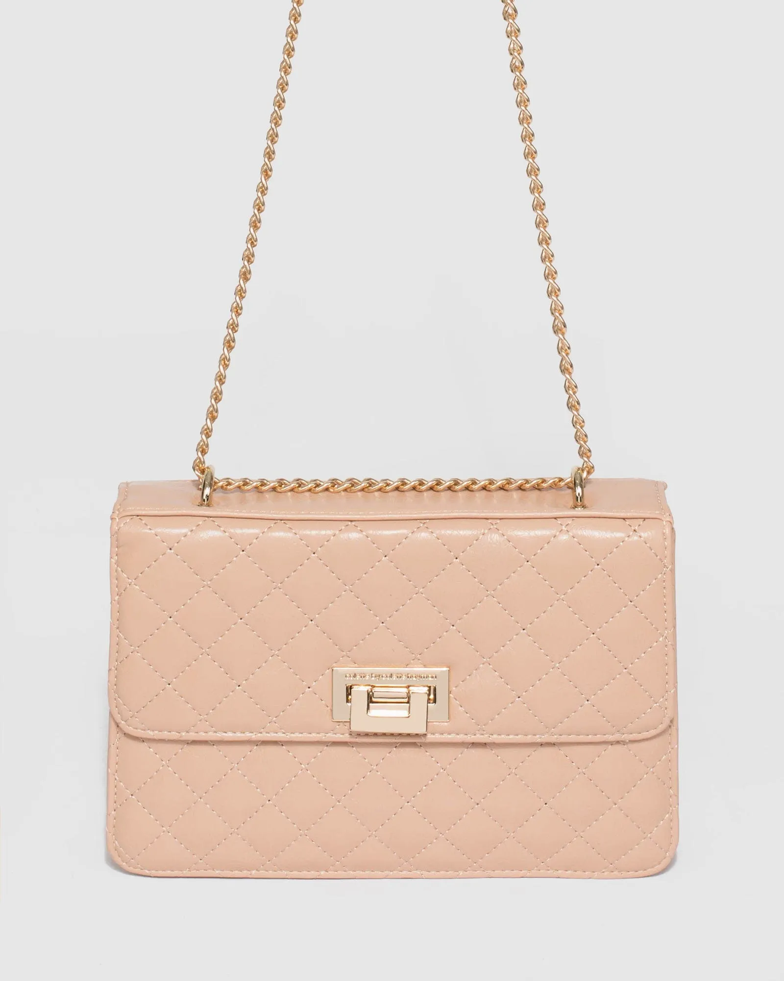 Nude Adie Quilt Crossbody Bag