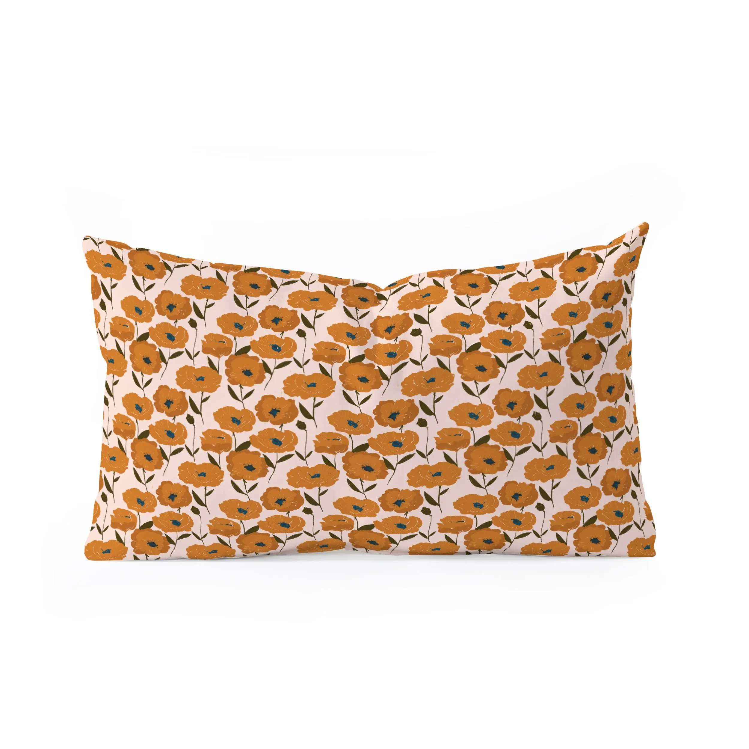 Ole Poppies Playground Oblong Throw Pillow (DS)