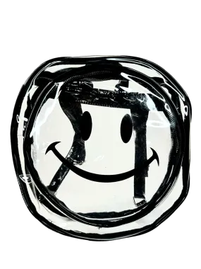 OMFG SMILEY FACE CLEAR BACKPACK