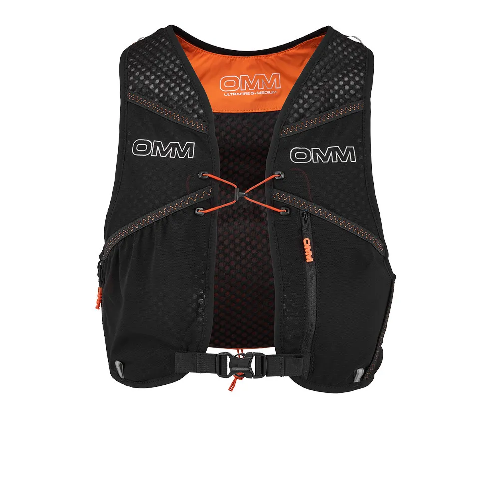 OMM UltraFire 5 Running Vest (Large) With 2 x 350ml Bottles - AW24