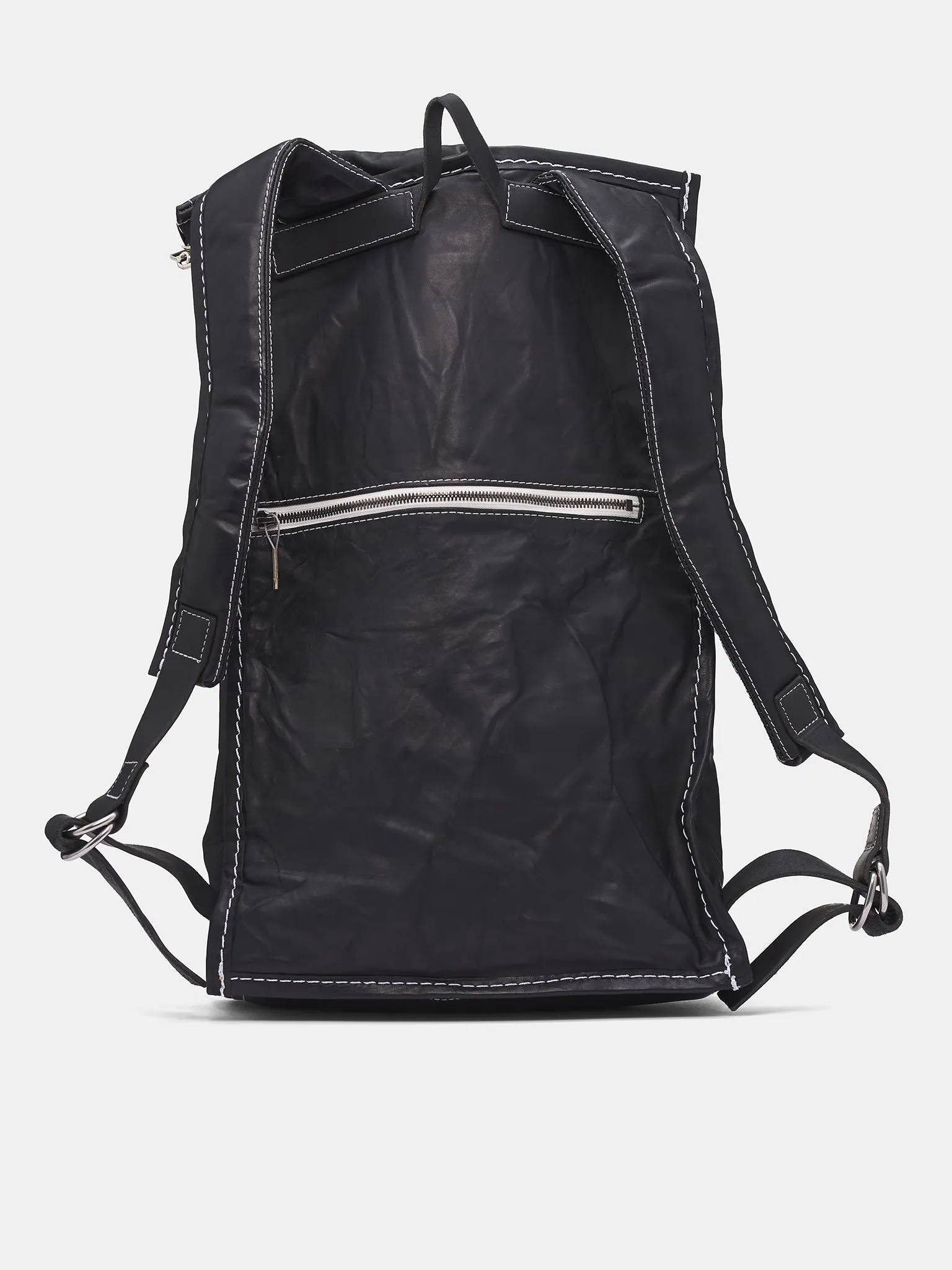 Others Horse Leather Backpack (4669-HORSE-FG-BLACK)