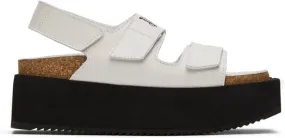 Palm Angels Off-White Platform Birck Sandals