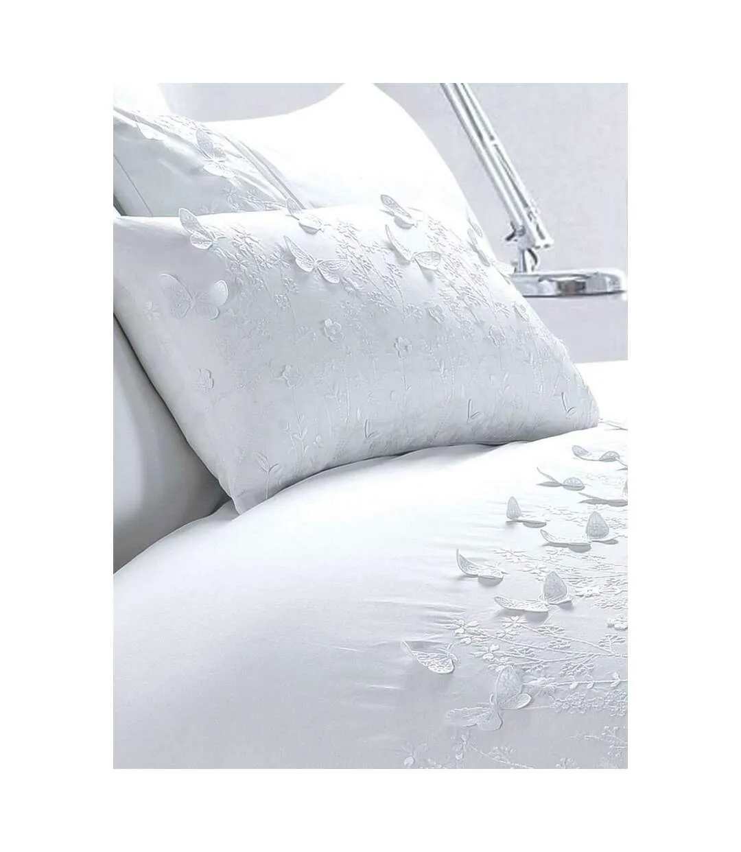 Papillon duvet cover set white Rapport