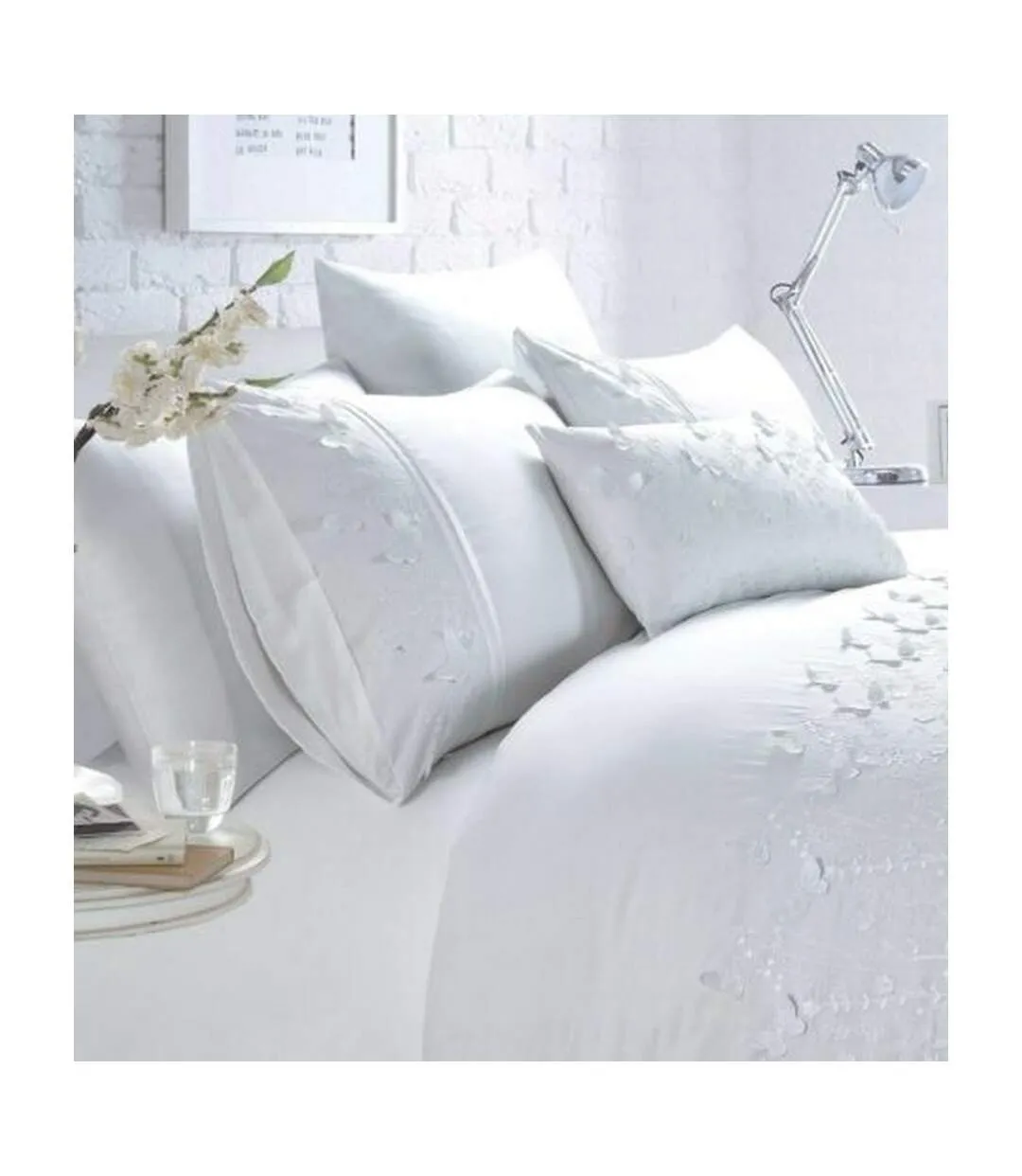 Papillon duvet cover set white Rapport