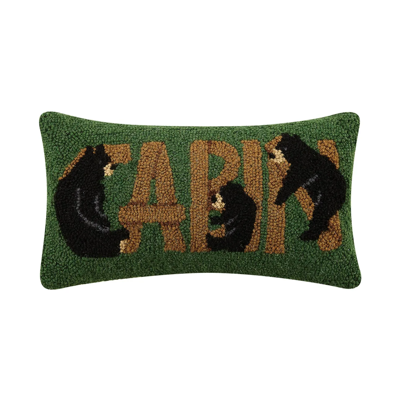 Peking Handicraft Cabin Bears Hook Pillow