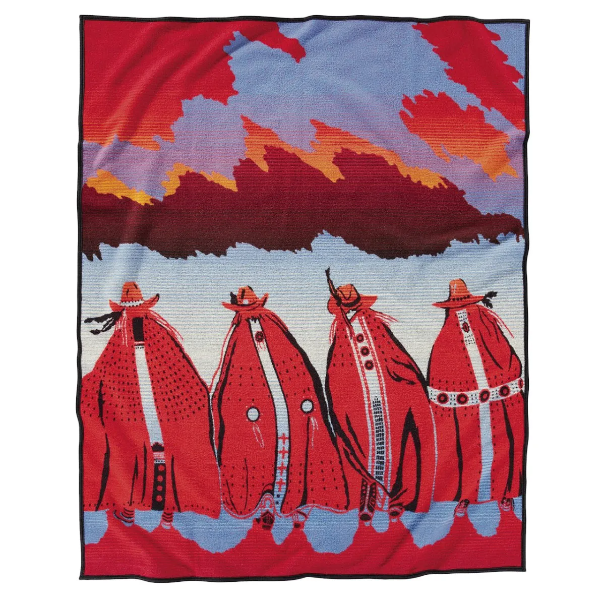 Pendleton Rodeo Sisters Blanket (Red / Orange)