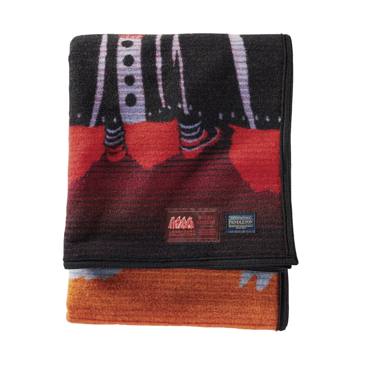 Pendleton Rodeo Sisters Blanket (Red / Orange)