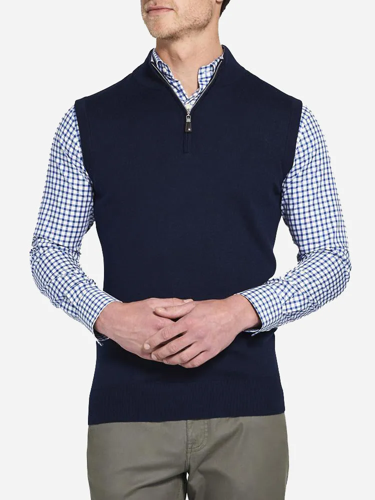     PETER MILLAR  Men's Crown Soft Quarter-Zip Vest    