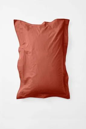 Pillowcase Pair - Ochre Red