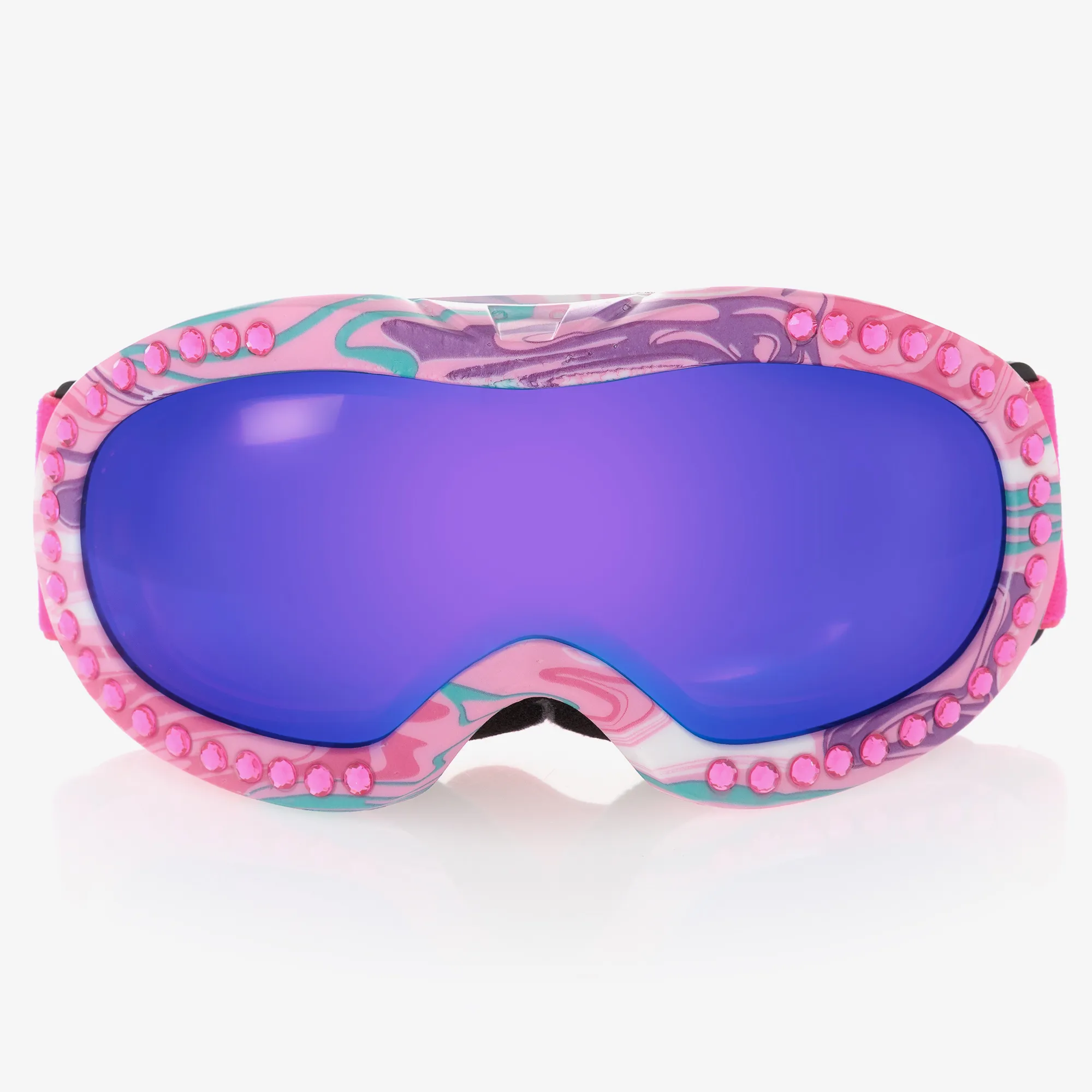 Pink & Purple Ski Goggles