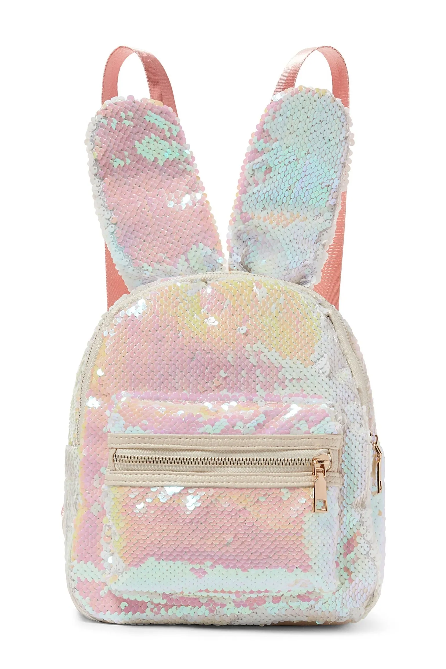 Plum Sequins Bunny Backpack