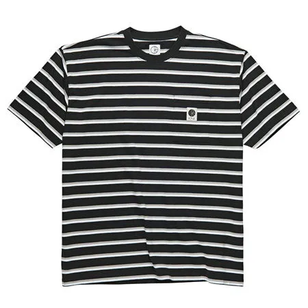 Polar Skateboards Striped Pocket T Shirt