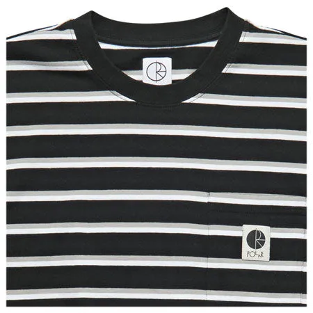 Polar Skateboards Striped Pocket T Shirt