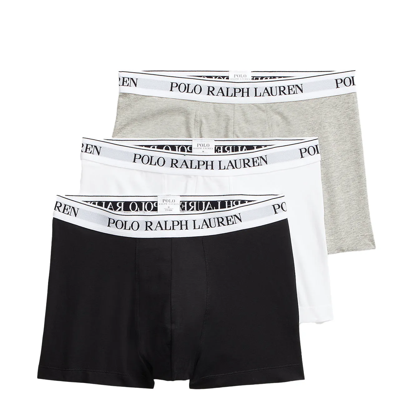 Polo Ralph Lauren 3-Pack Boxer Briefs White / Polo Black / Andover Heather