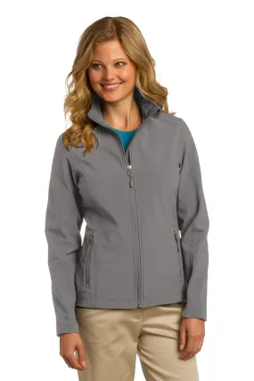 Port Authority Ladies Core Soft Shell Jacket L317 Deep Smoke