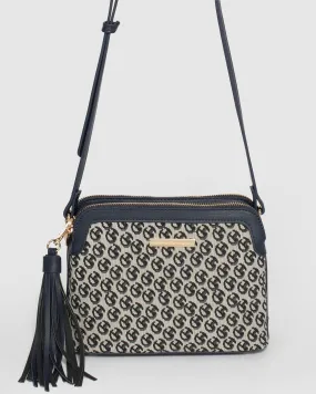 Print Joanna Tassel Crossbody Bag